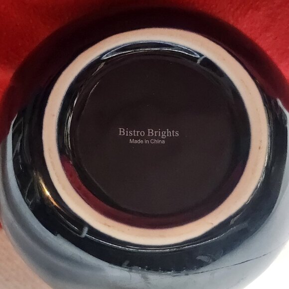 Classic Bistro Bright Cobalt 2 Cup Infuser Personal Porcelain Teapot w/Metal Lid - Picture 15 of 16